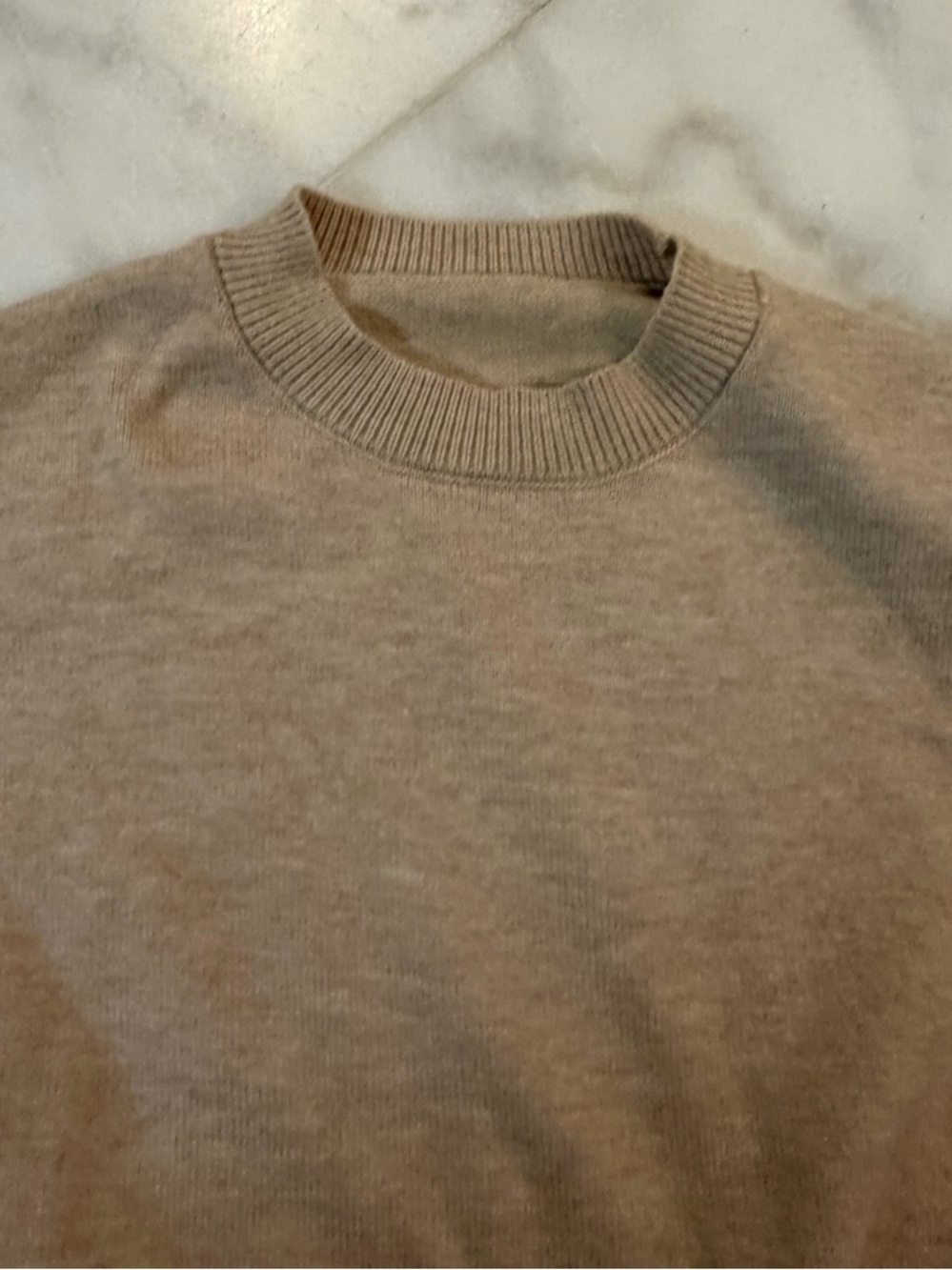 Commense  Crewneck Sweater in Light Beige